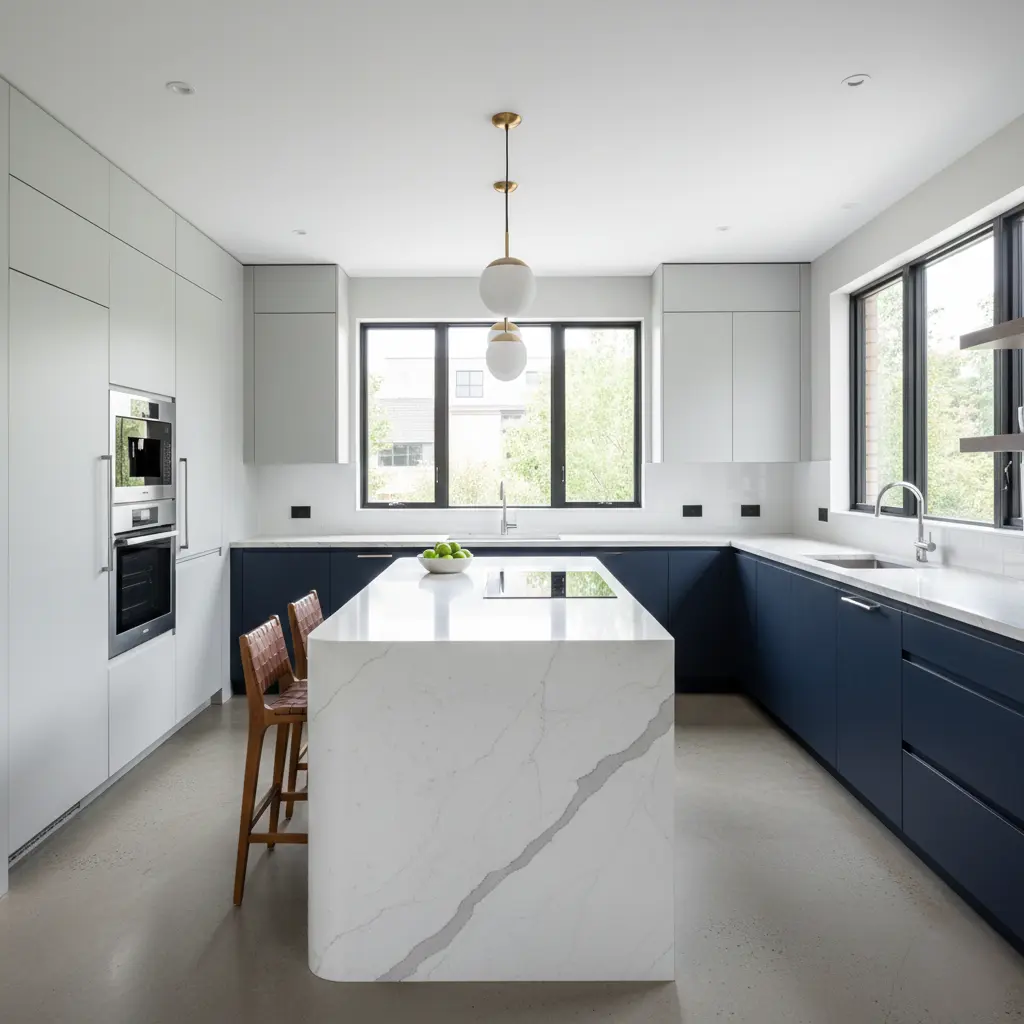 marble kitchen countertop